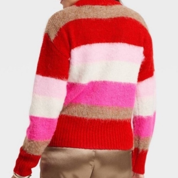 NWT Crewneck Brushed Pullover Long Sleeve Sweater - A New Day Women’s 2X Pink - Picture 2 of 8